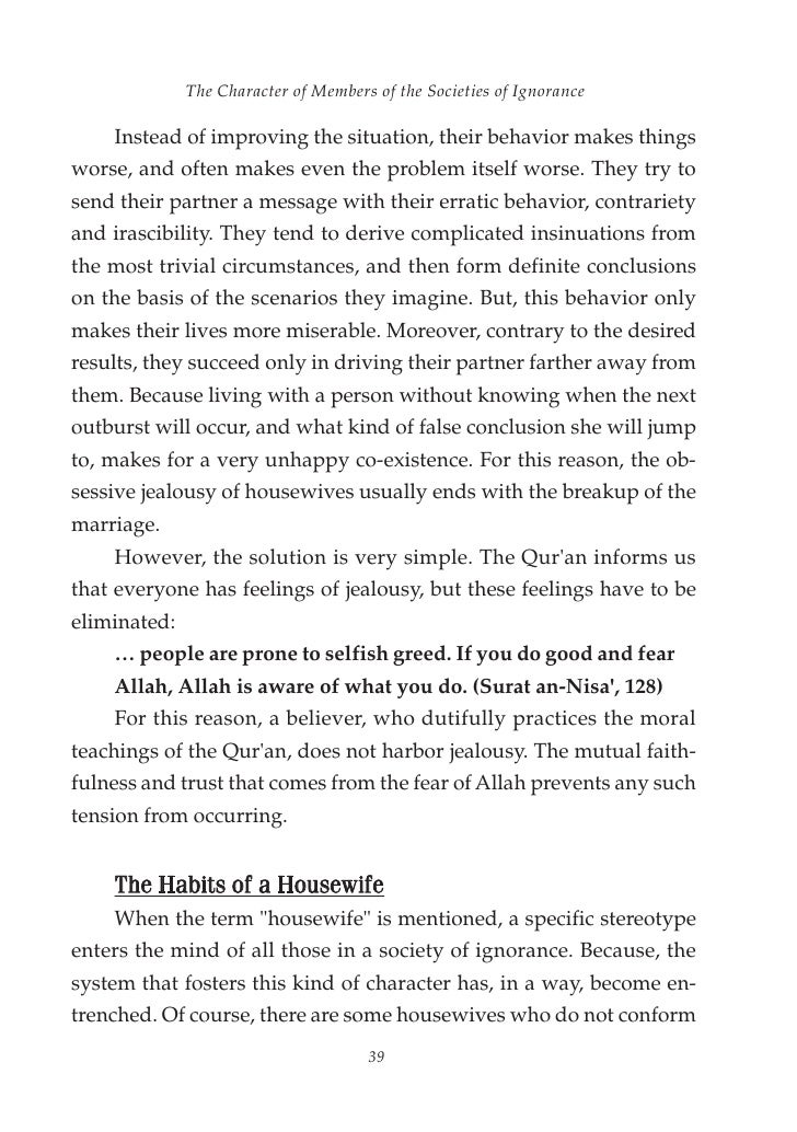 Character Types of the Unbelievers